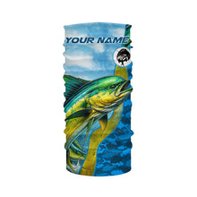 Load image into Gallery viewer, Mahi mahi saltwater fishing Custom sea blue camo UV Protection Fishing shirts, Dorado fishing Jerseys NQS5631