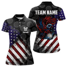 Load image into Gallery viewer, Retro American Flag Eagle Darts shirts for Women Custom Patriotic Darts Team Jersey Darts gifts NQS9634