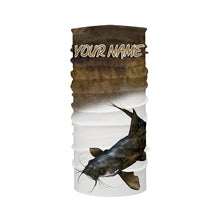 Load image into Gallery viewer, Flathead Catfish fishing scales customize name tournament fishing shirts personalized fishing gifts NQS209