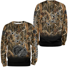 Load image into Gallery viewer, Turkey hunting camo clothing, Turkey hunt Customize Name 3D All Over Printed Shirts NQS1608