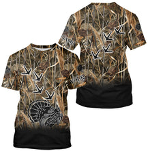 Load image into Gallery viewer, Turkey hunting camo clothing, Turkey hunt Customize Name 3D All Over Printed Shirts NQS1608