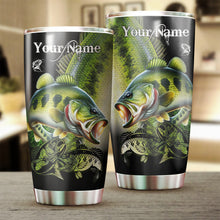 Load image into Gallery viewer, 1PC Largemouth Bass Fishing Customize Stainless Steel Tumbler Cup, Personalized fishing gift NQS1607