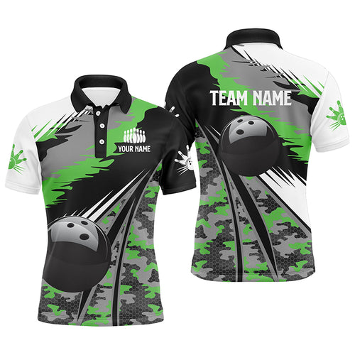 Custom Blue Thunder Lightning Polo Bowling Shirts Strike Bowling Team –  ChipteeAmz