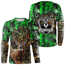 Load image into Gallery viewer, Deer Hunting big game green camo Grim Reaper Custom Name 3D All over print shirts gifts for Hunters NQS4292