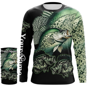 Crappie Fishing Customize Name UV protection long sleeves fishing shirts, gifts for fishing lovers NQS1789