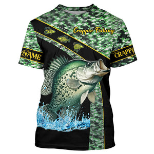 Crappie fishing scales UV protection Custom long sleeve fishing shirts, Crappie fishing jerseys NQS4889