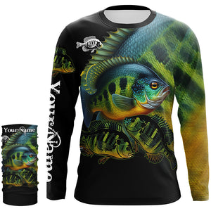 Bluegill Fishing Customize UV protection long sleeves fishing shirts, Personalized Fishing Gift NQS2090