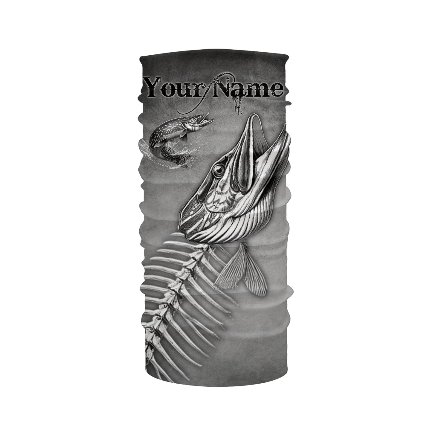 Northern Pike Fishing fish skull UV protection Customize name long sleeves fishing shirts NQS1427