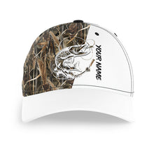 Load image into Gallery viewer, Musky hat Muskie tattoo Fishing camo Custom fishing hat Unisex Fishing Baseball Angler camo hat cap NQS1645