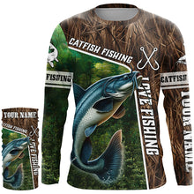 Load image into Gallery viewer, Personalized Catfish Fishing Shirts, Love Fishing Camo 3D All Over Printed Shirts NQS5717