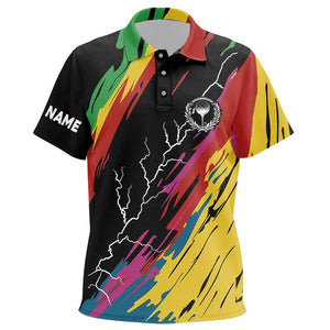 Colorful Kid golf polo shirts custom golf clothes for children, best golf gifts NQS8709