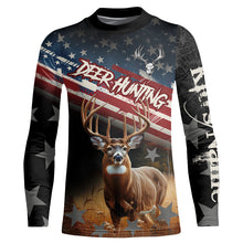 Load image into Gallery viewer, Deer Hunting American Flag Customize 3D All Over Printed Shirts Personalized Patriotic Hunting gifts NQS8727