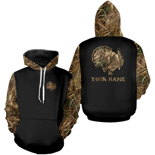 Turkey Hunting Camo Customize Name 3D All Over Printed Shirts Personalized Turkey Hunting gifts NQS858