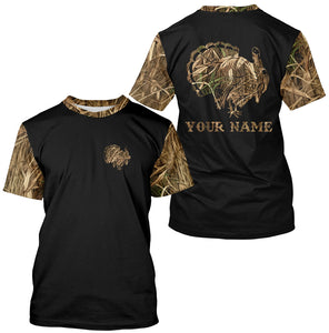 Turkey Hunting Camo Customize Name 3D All Over Printed Shirts Personalized Turkey Hunting gifts NQS858