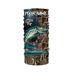 Musky Fishing Customize Name 3D All Over Printed Fishing Camo Shirts, Personalized Fishing Gifts NQS292