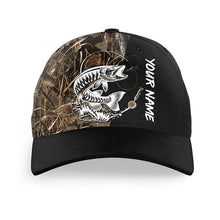 Load image into Gallery viewer, Musky Fishing Tattoo camo Custom fishing hat Unisex Fishing Baseball Angler camo hat NQS2668