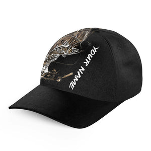 Snook Fishing Tattoo camo Custom fishing hat Unisex Fishing Baseball Angler camo hat NQS2675