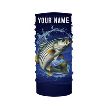 Load image into Gallery viewer, Striped Bass Fishing blue lightning fishing shirts Customized striper fishing jerseys NQS299