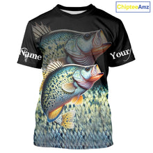 Load image into Gallery viewer, Crappie fishing scales Custom name sun protection personalized fishing gifts, Crappie fishing jerseys NQS11301