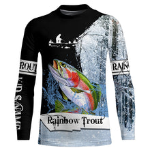 Load image into Gallery viewer, Rainbow Trout Ice Fishing 3D All Over Printed Shirts For Men, women, Kid NQS303
