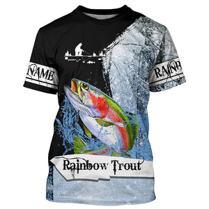 Rainbow Trout Ice Fishing 3D All Over Printed Shirts For Men, women, Kid NQS303