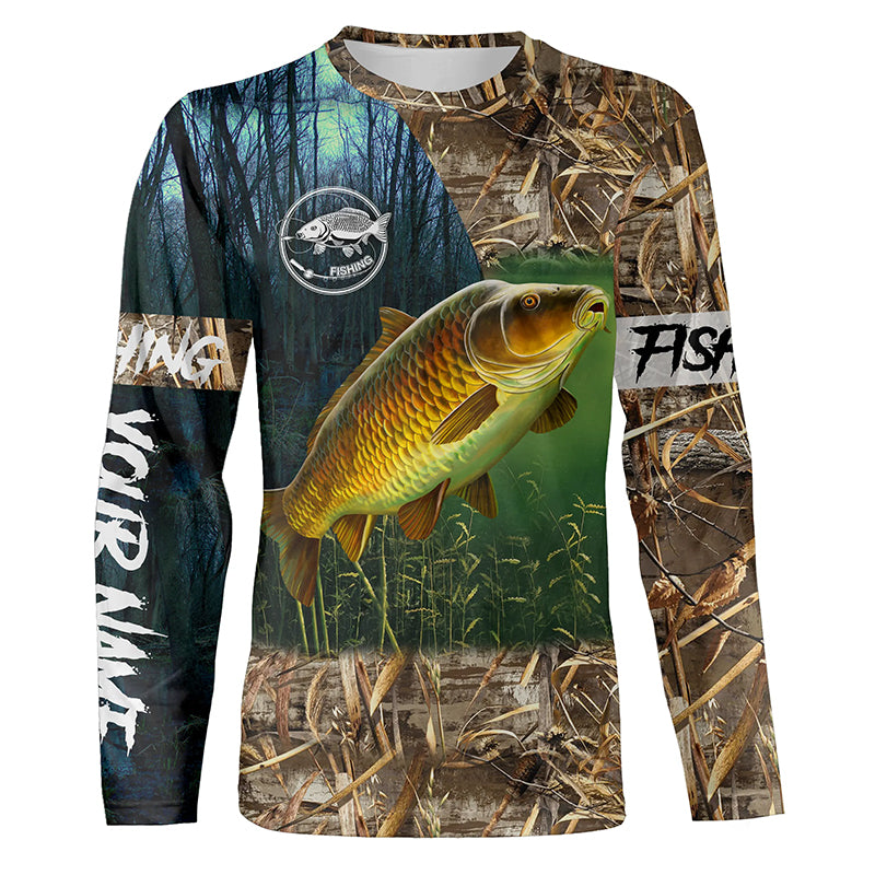 Carp Fishing Customize Name 3D All Over Printed Shirts For Adult, Kid, Personalized Fishing Gifts NQS307