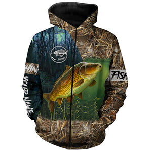 Carp Fishing Customize Name 3D All Over Printed Shirts For Adult, Kid, Personalized Fishing Gifts NQS307