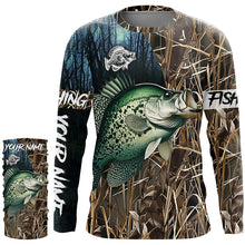 Load image into Gallery viewer, Crappie Fishing Customize Name 3D All Over Printed Shirts, Personalized Fishing Gift NQS306