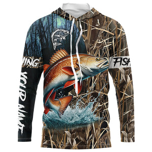 Redfish Puppy Drum Fishing Customize 3D All Over Printed Shirt, Personalized Fishing Gift NQS310