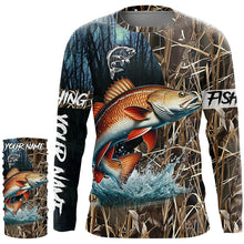 Load image into Gallery viewer, Redfish Puppy Drum Fishing Customize 3D All Over Printed Shirt, Personalized Fishing Gift NQS310