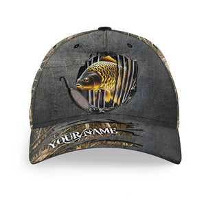 Carp fishing camo Custom fishing hat Unisex Fishing Baseball Angler carp hat NQS3249