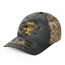 Load image into Gallery viewer, Carp fishing camo Custom fishing hat Unisex Fishing Baseball Angler carp hat NQS3249