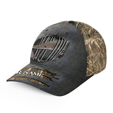 Load image into Gallery viewer, Alligator Gar fishing camo Custom fishing hat Adjustable Unisex Fishing Baseball Angler gar hat NQS3250