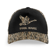 Load image into Gallery viewer, Goose hunting hat waterfowl camo Custom Unisex hunting Baseball goose hat cap NQS4192