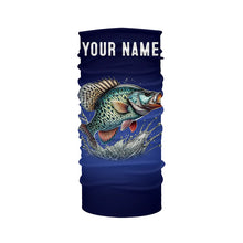 Load image into Gallery viewer, Crappie Fishing Blue lightning 3D All Over printed Customized Name UV protection fishing Shirts NQS315