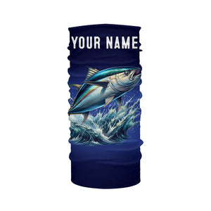 Tuna Fishing blue lightning 3D All Over printed shirts Customized Name Tuna Fishing apparel NQS322