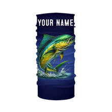 Load image into Gallery viewer, Mahi Mahi Fishing blue lightning 3D All Over printed shirts Customized Name Dorado Fishing apparel NQS314