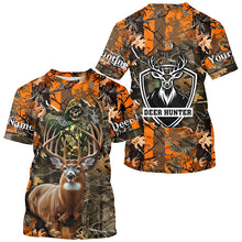 Load image into Gallery viewer, Deer Hunting big game camo Grim Reaper Custom Name 3D All over print shirts NQS742