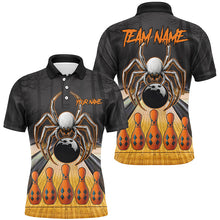 Load image into Gallery viewer, Funny Spider Halloween Bowling Shirts For Men Custom Bowling Team Jerseys, Halloween Bowling Outfits NQS8569