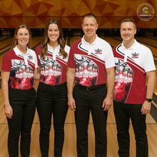 Load image into Gallery viewer, Funny Bowling Shirts For Women custom name There is no crying in bowling just lots of swearing NQS11349