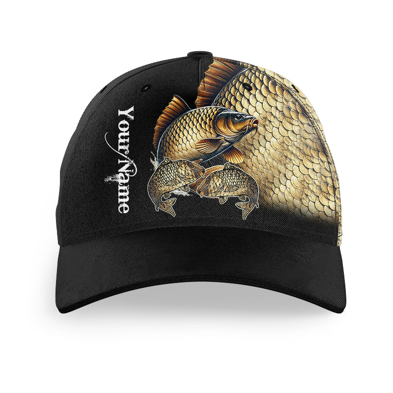 Carp fishing scales Custom Carp fishing hat Unisex Fishing Baseball Angler hat cap NQS9077