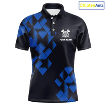 Load image into Gallery viewer, Personalized Black and Blue Darts Board 3D Printed Men Dart Shirts Custom Cool Dart Jerseys For Team NQS11567