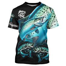 Load image into Gallery viewer, Chinook salmon (King salmon) Fishing Custom long sleeve fishing shirts NQS3866