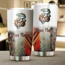 Load image into Gallery viewer, Texas Slam Fishing Scale Customize name Fishing Tumbler Cup Personalized Fishing gift for fisherman - NQS253