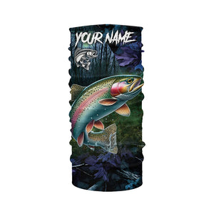 Rainbow trout Fishing blue camo fishing team trout Custom Long Sleeve UV protection fishing shirts NQS6070