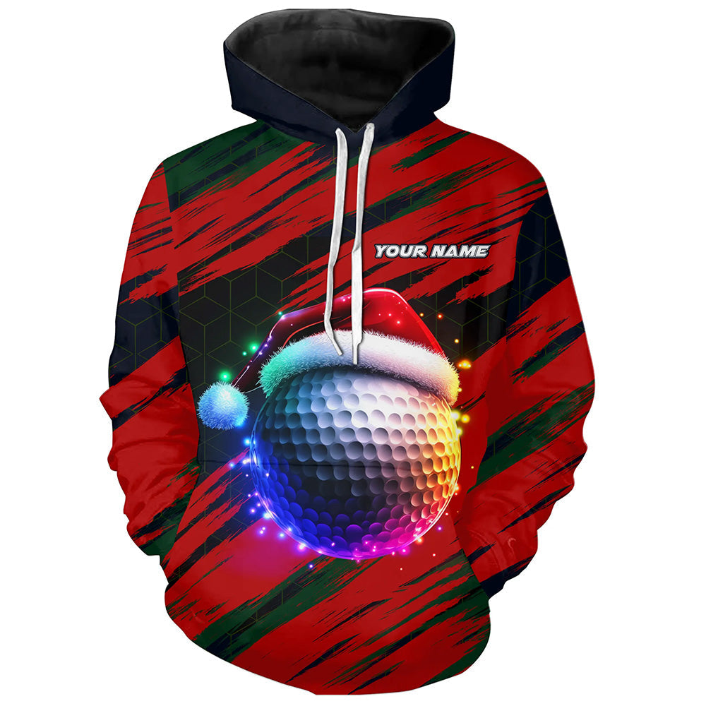 Christmas Golf ball Golf Hoodies custom hoodie golf tops Christmas golf gifts NQS8887