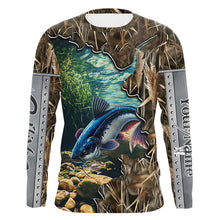 Load image into Gallery viewer, Catfish Camo customize Name 3D All Over Printed Shirts, personalized Gift For Fisherman NQS439