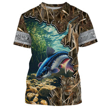 Load image into Gallery viewer, Catfish Camo customize Name 3D All Over Printed Shirts, personalized Gift For Fisherman NQS439