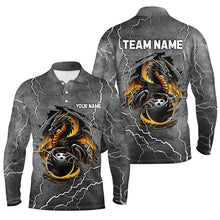 Load image into Gallery viewer, Lightning Thunder Custom Dragon Bowling Team Shirts Men Bowling League Jerseys Bowler Outfit NQS8691