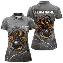 Load image into Gallery viewer, Lightning Thunder Custom Dragon Bowling Team Shirts Women Bowling League Jerseys Bowler Outfit NQS8691